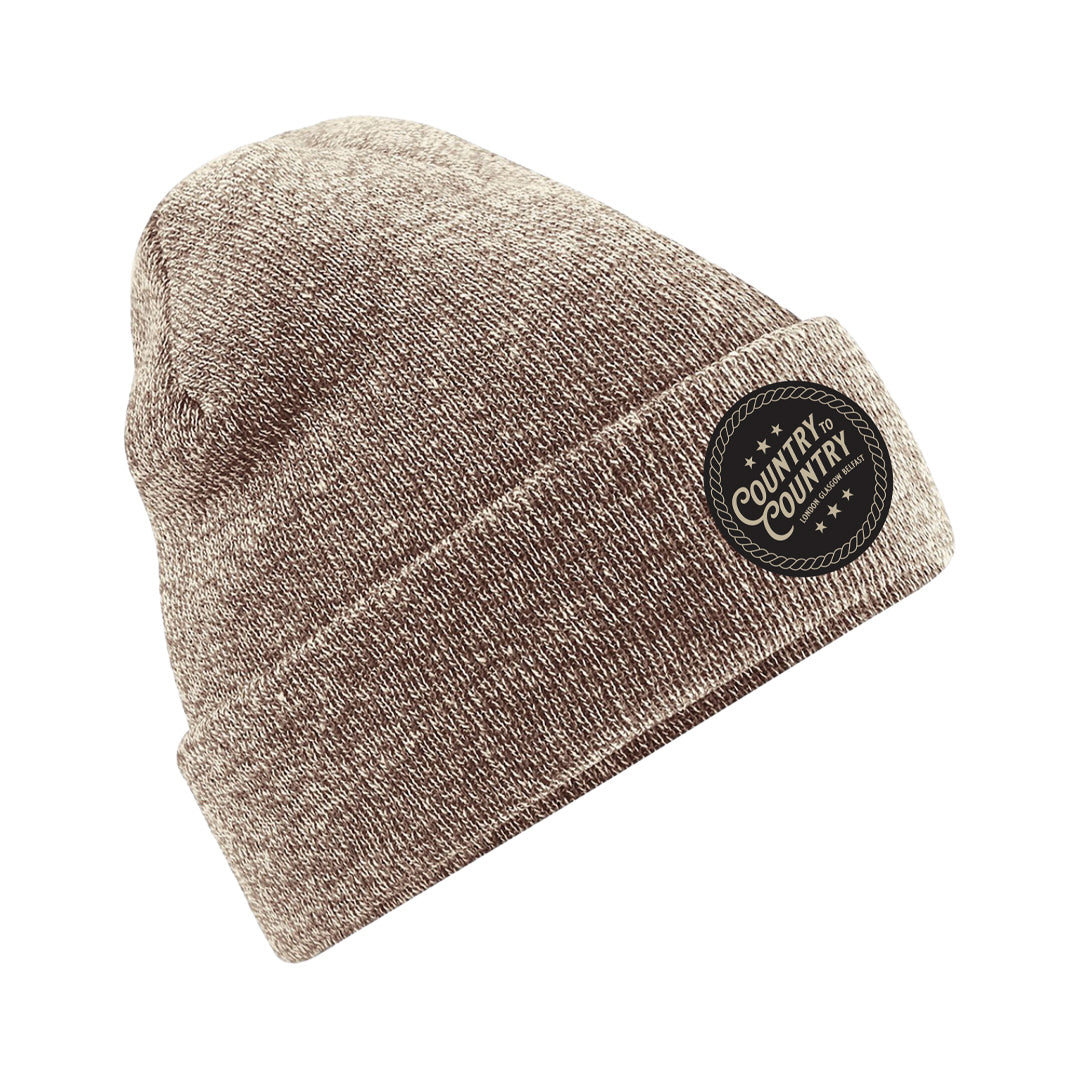 Heather Oatmeal Beanie Hat