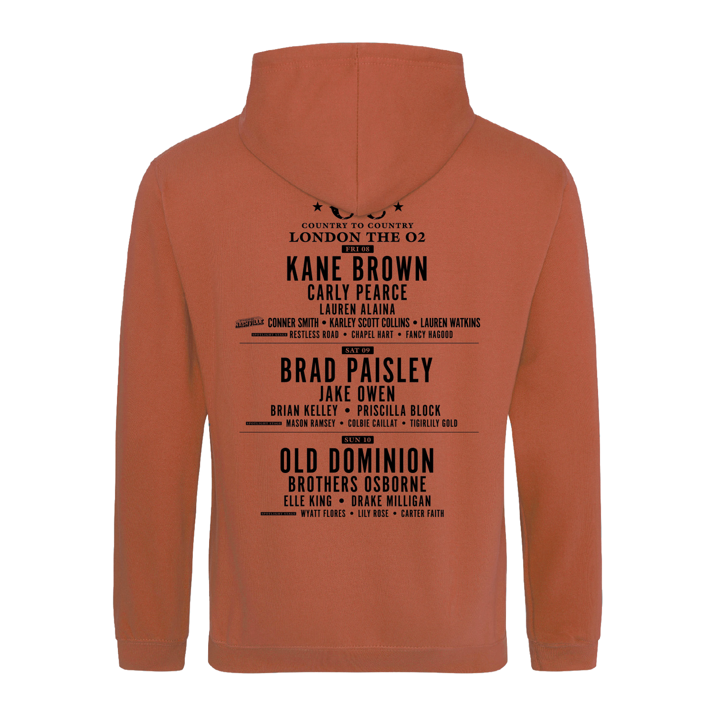 2024 London Event Orange Hoodie