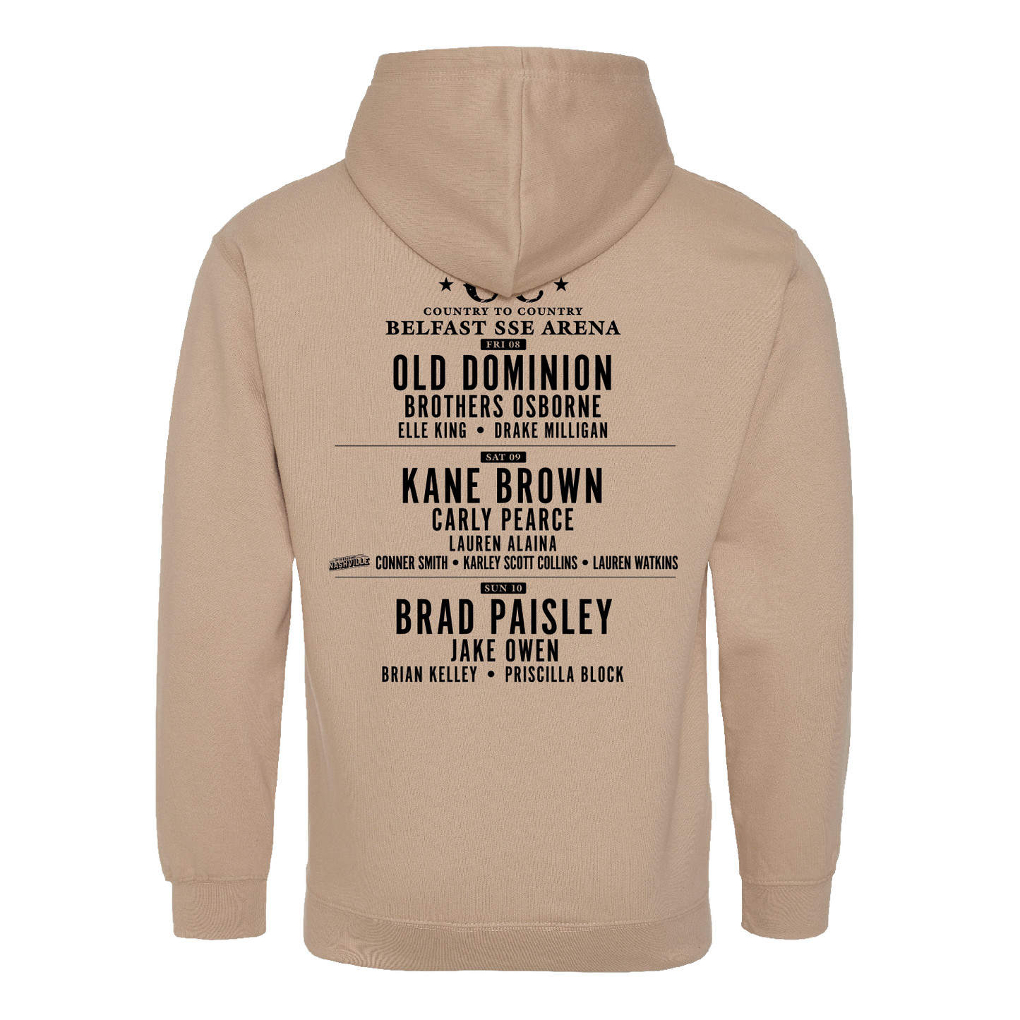 2024 Belfast Event Nude Hoodie